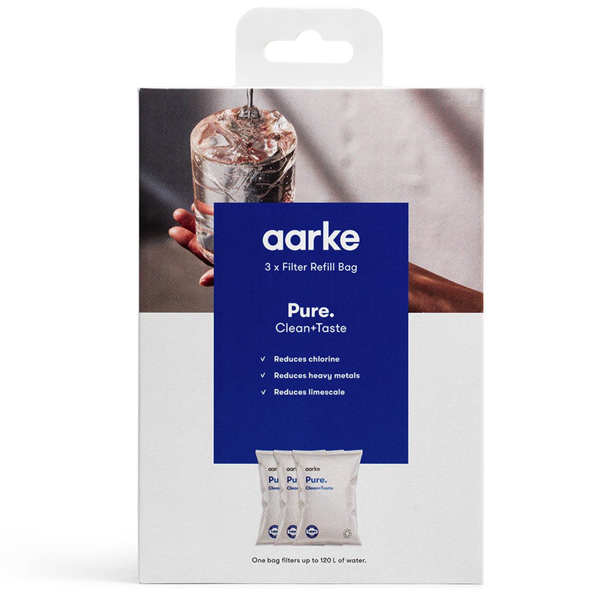 Aarke Pure Filtergranulat (3er-Pack Nachfüllbeutel) (FOTO 1)