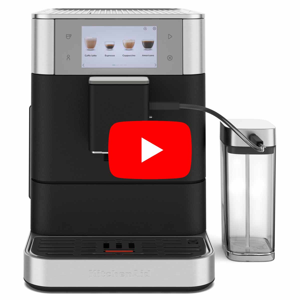 KitchenAid ARTISAN Kaffeevollautomat 5KES8558EBK Gusseisen Schwarz_Video